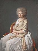 Jacques-Louis David Portrait of Anne Marie Louise Thelusson, oil on canvas